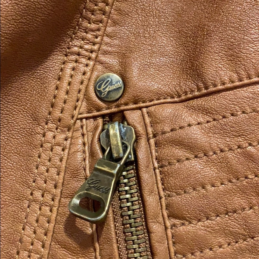 EUC Guess Bomber Jacket Size Large - Picture 3 of 8
